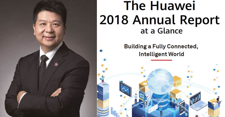  របាយការណ៍ប្រចាំឆ្នាំ 2018 របស់ Huawei : ក្រុមហ៊ុនរីកចម្រើនខ្លាំងខណៈពេលប្រឈមមុខនឹងការលំបាក