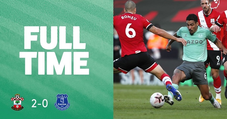  ក្រុមកំពូលតារាង Everton ស្គាល់បរាជ័យលើកដំបូង ក្រោមថ្វីជើង Southampton (វីដេអូ)