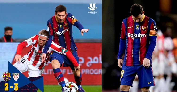  អុញ! នេះជាលើកទី១ ដែល Messi ត្រូវបណ្តេញចេញពីទីលាន ហើយ Barcelona របូតពានធំទៀត