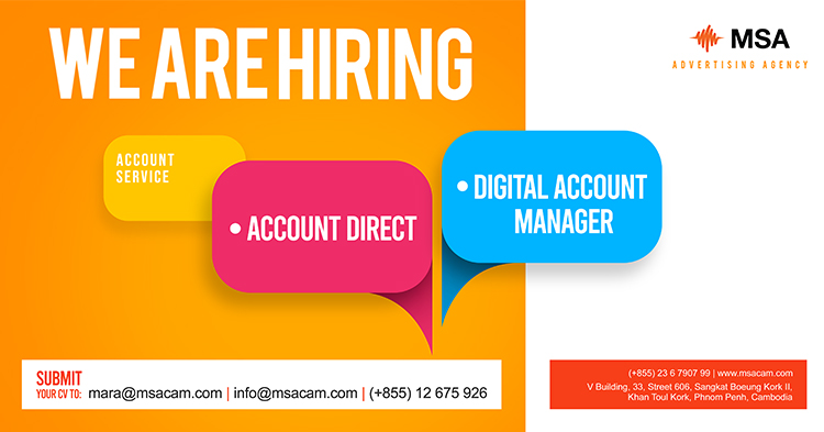  WE’RE HIRING DIGITAL ACCOUNT MANAGER & ACCOUNT DIRECTOR