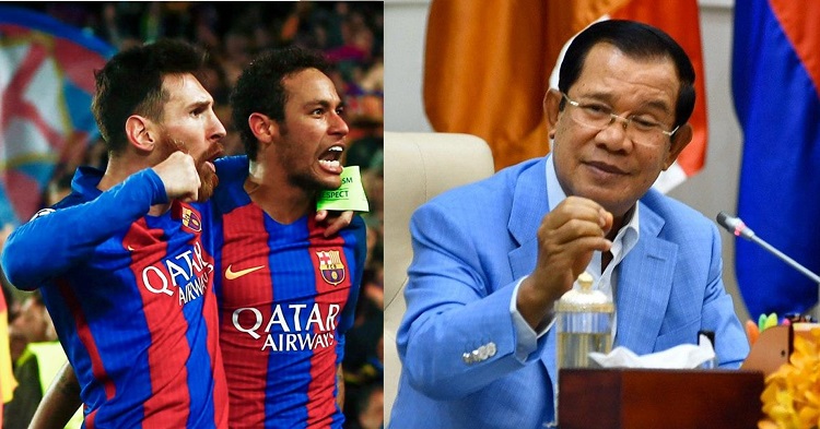  ពិសេសណាស់! សម្តេចតេជោ គ្រោងអញ្ជើញកំពូលកីឡាករបាល់ទាត់ Messi និង Nermay មកកម្ពុជា