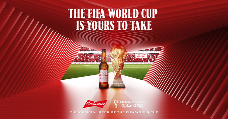  អស្ចារ្យ! ក្រុមហ៊ុន Budweiser ក្លាយជាដៃគូសហការផ្លូវការក្នុងព្រឹត្តិការណ៍ FIFA World Cup លើកទី ២២ ជាមួយបទពិសោធមិនធ្លាប់មានសម្រាប់អ្នកគាំទ្រទូទាំងពិភពលោក