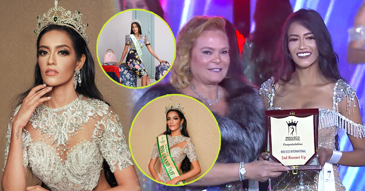  តស៊ូណាស់! Mauritius ចោលតំណែងនៅ MGI មកប្រកួត Miss Eco International ប្រឹងរហូតបានលំដាប់រងទី ២