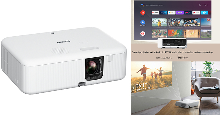  ក្រុមហ៊ុន Epson ចេញលក់ម៉ាស៊ីនបញ្ចាំង Compact All-in-one Full HD Smart Projector រចនាឡើងសម្រាប់ភាពសម្បូរបែបក្នុងការបំពេញមុខងារជាច្រើន